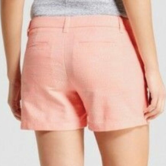 MERONA Shorts Pink White Side Stripe Space Dye 10 - Picture 4 of 8